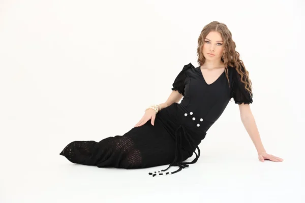 ⁦חצאית מקסי תחרה⁩ – תמונה ⁦8⁩